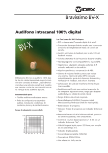 Bravissimo BV-X - Widex | Audífonos digitales | Información para