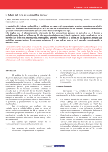 “El futuro del ciclo de combustible nuclear” – Autora: C. Notari