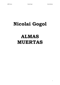 Nicolai Gogol ALMAS MUERTAS