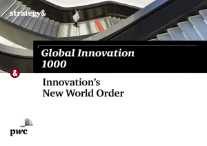 Global Innovation 1000 Innovation`s New World Order