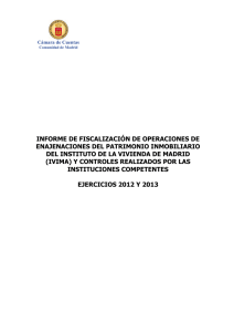 informe de fiscalización de operaciones de enajenaciones del
