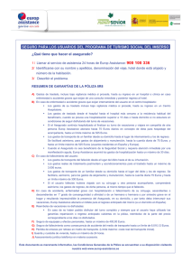 Resumen garantias - Europ Assistance