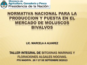 Alvarez M. Programa de clasificacion de zonas de moluscos en