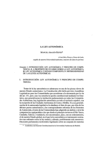 ley autonómica y principio de compe