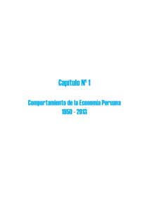 Comportamiento de la Economía Peruana 1950 - 2013