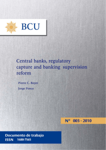 Central banks, regulatory capture and banking supervision reform