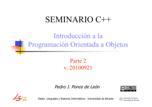 seminario c++ - RUA - Universidad de Alicante