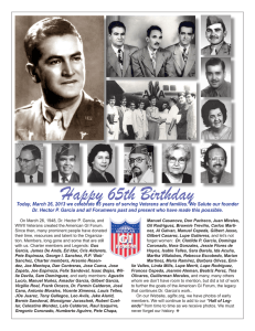 Happy 65th Birthday - American GI Forum Of Texas