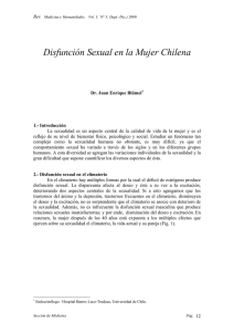 Disfunción Sexual en la Mujer Chilena