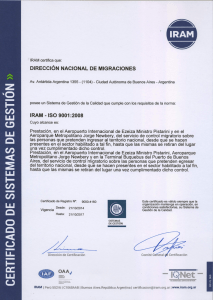 Page 1 ZáDSN N y RAM certifica que: DIRECCIÓN NACIONAL DE