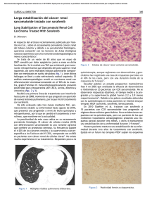 Larga estabilización del cáncer renal sarcomatoide tratado con
