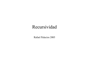 Recursividad