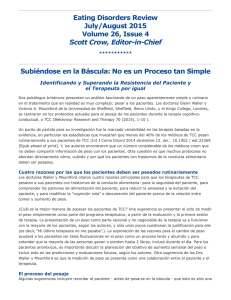Eating Disorders Review July/August 2015 Volume 26, Issue 4 Scott
