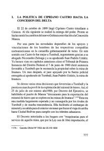 La política de Cipriano Castro hacia la concesión del Delta
