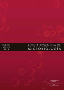 SUPLEMENTO 1 - Asociación Argentina de Microbiología