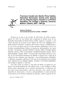 francisco Caudet (ed.) Benito Pérez Galdós, Episodios Nacionales