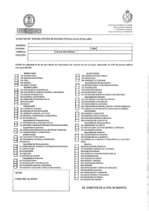 SOLICITUD DE TERCERA OPCÍÓN DE EXAMEN {Petición hasta 20