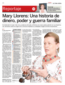Mary Llorens: Una historia de dinero, poder y guerra familiar