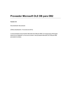 Proveedor Microsoft OLE DB para DB2