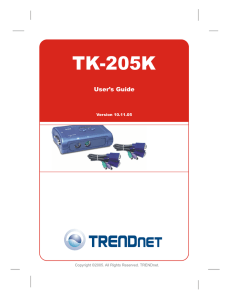 TK-205K - TRENDnet
