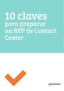 10 claves para preparar un RFP de Contact Center