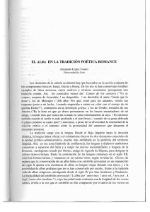 el alba en la tradici&oacute;n po&eacute;tica romance