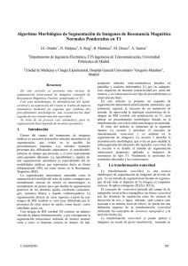 Algoritmo Morfol&oacute;gico de Segmentaci&oacute;n de Im&aacute;genes - DIE