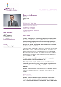 Fernando Lozano: Abogado, Asesor fiscal Valencia, Palma de