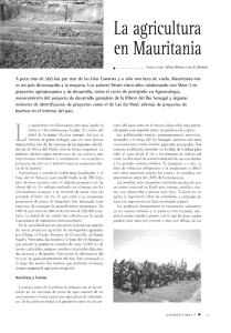 Agricultura en Mauritania