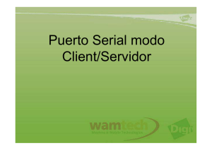 Serial modo Client Servidor