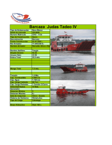 Barcaza Judas Tadeo IV