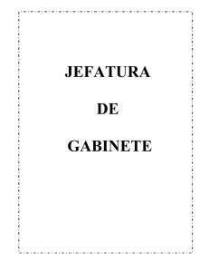 JEFATURA DE GABINETE