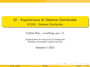 02 - Arquitecturas de Sistemas Distribuidos - IIC2523