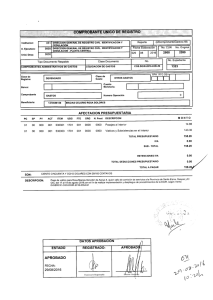 Page 1 coMPROBANTE UNIco DE REGIsTRo DIRECCION