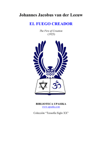 EL FUEGO CREADOR - Sociedad Teosófica Española