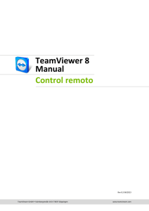 TeamViewer 8 Manual - Control Remoto
