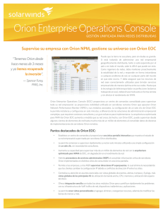Orion Enterprise Operations Console