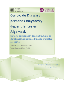 Centro de Día para personas mayores y dependientes en Algemesí.