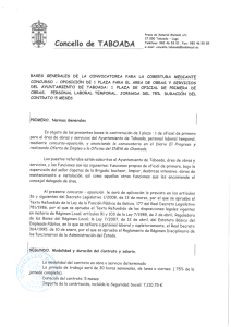 oposición de 1 plaza para el area de obras y servicio