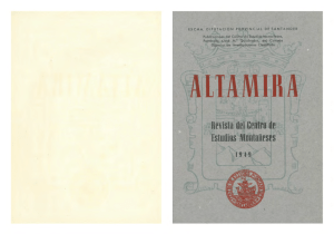 Altamira Año 1949 - Centro de Estudios Montañeses