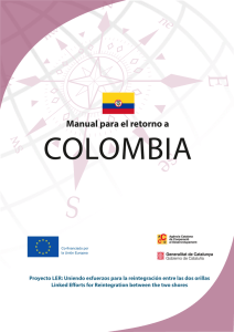 Manual para el retorno a Colombia