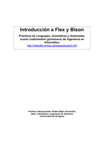 Introducción a Flex y Bison