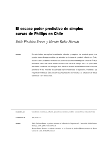 El escaso poder predictivo de simples curvas de Phillips en Chile