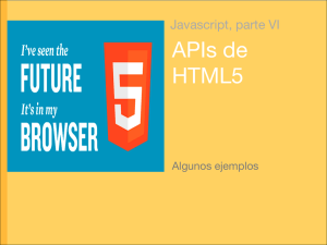 APIs de HTML5