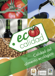 Calidad del alimento ecológico - Sociedad Española de Agricultura