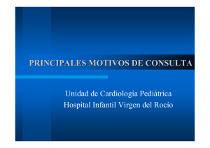 Principales Motivos de Consulta Cardiología