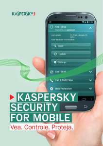 KaspersKy security for Mobile
