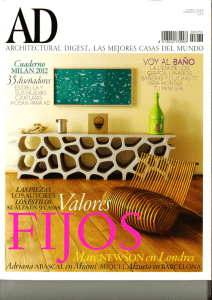 architectural digest. las me]ores casas del mundo