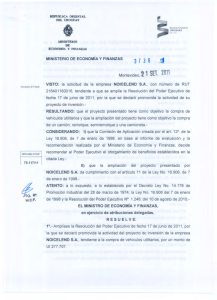 To. B"`. - Comisión de Aplicación de la Ley de Inversiones