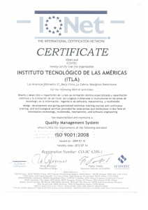 Certificado ISO9001:2008